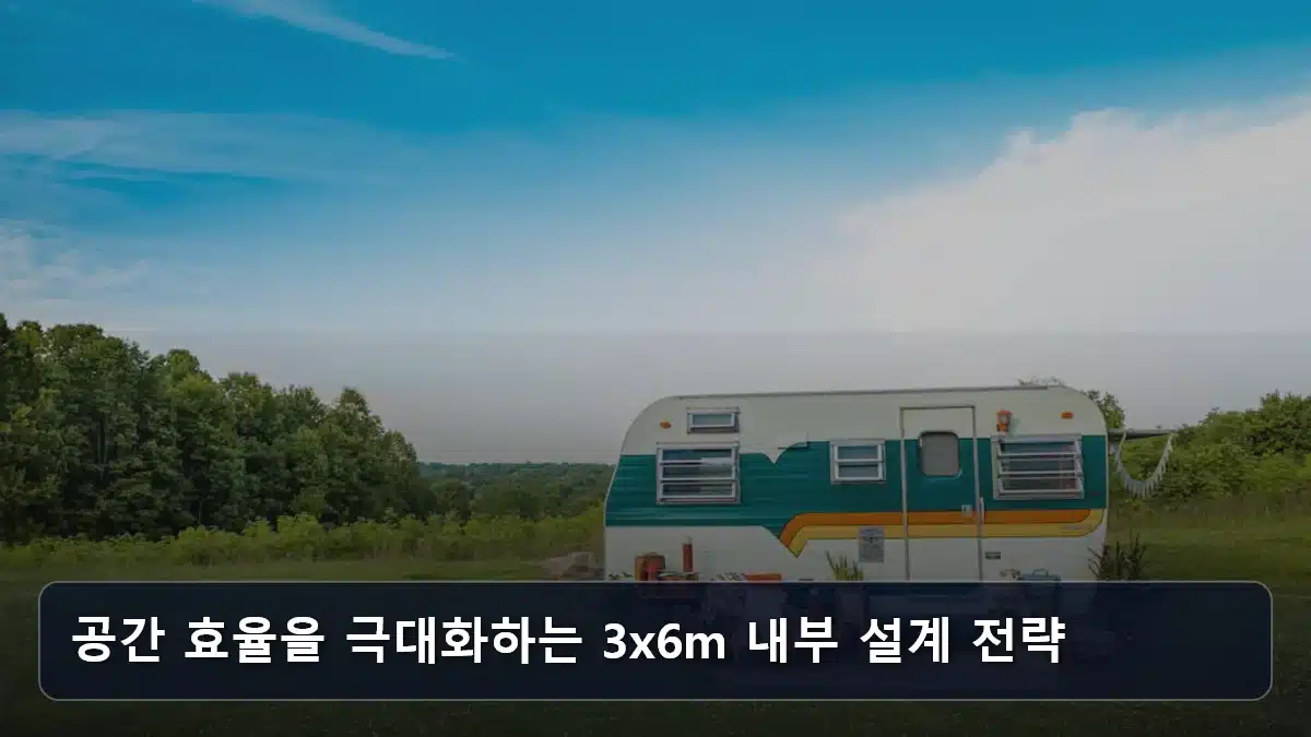 공간 효율을 극대화하는 3x6m 내부 설계 전략 관련 이미지