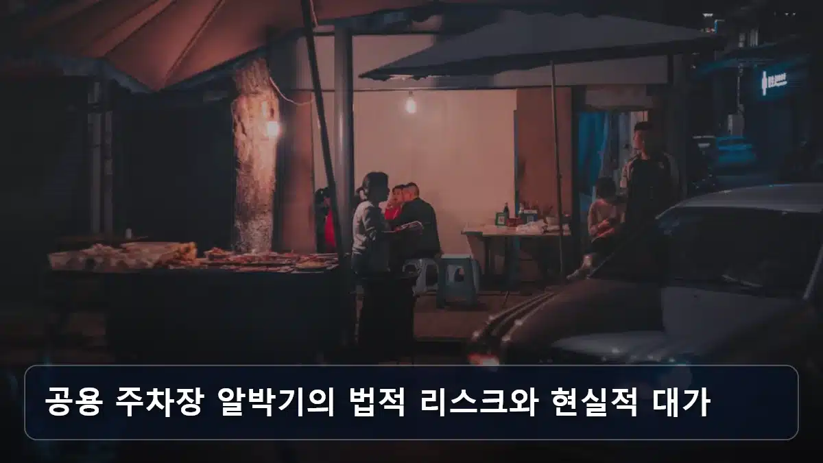 공용 주차장 알박기의 법적 리스크와 현실적 대가 관련 이미지