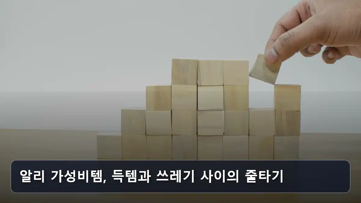 알리 가성비템, 득템과 쓰레기 사이의 줄타기 관련 이미지