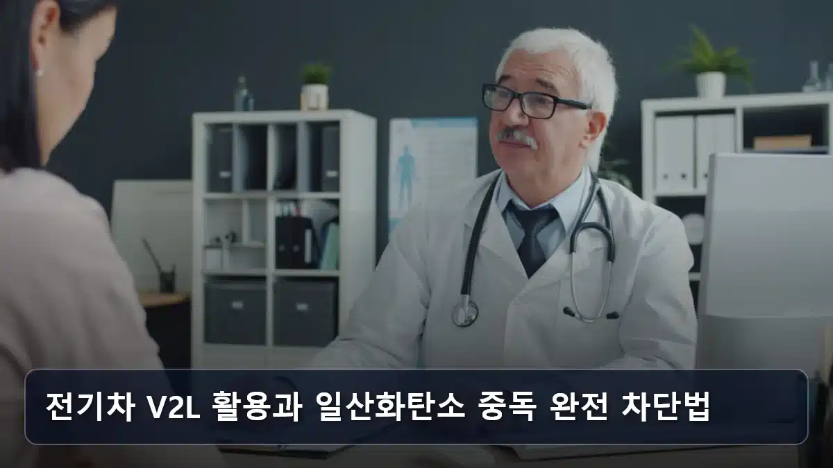 전기차 V2L 활용과 일산화탄소 중독 완전 차단법 관련 이미지
