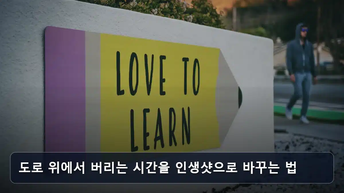 도로 위에서 버리는 시간을 인생샷으로 바꾸는 법 관련 이미지