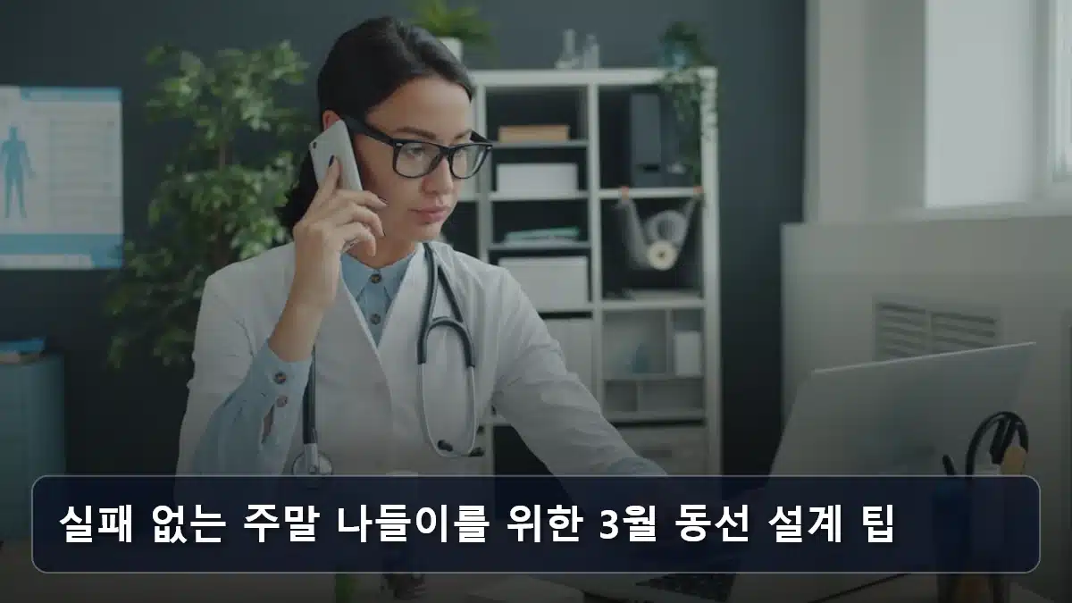 실패 없는 주말 나들이를 위한 3월 동선 설계 팁 관련 이미지