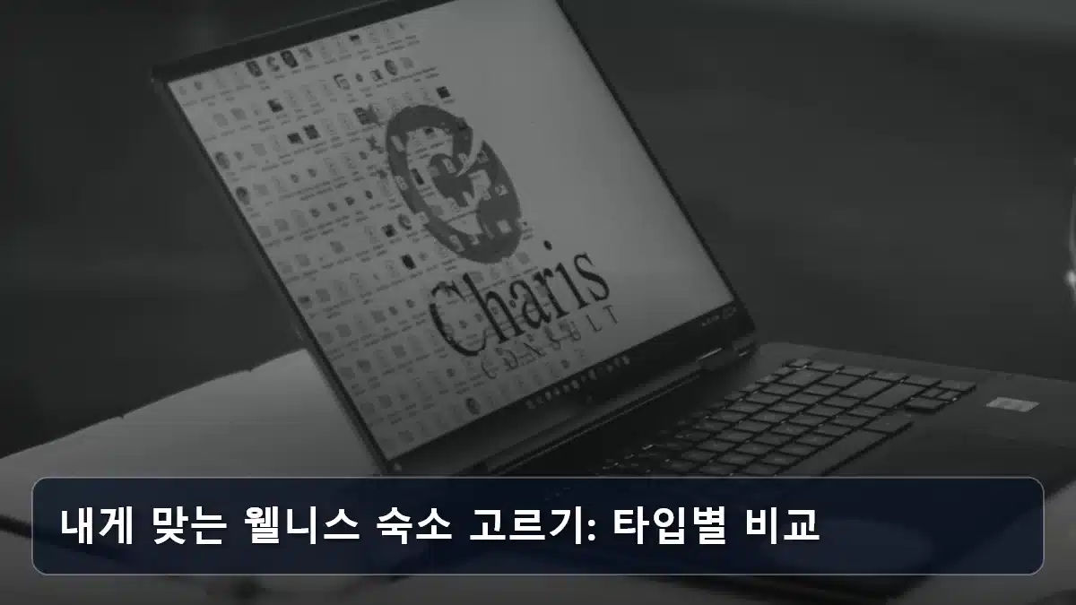 내게 맞는 웰니스 숙소 고르기: 타입별 비교 관련 이미지