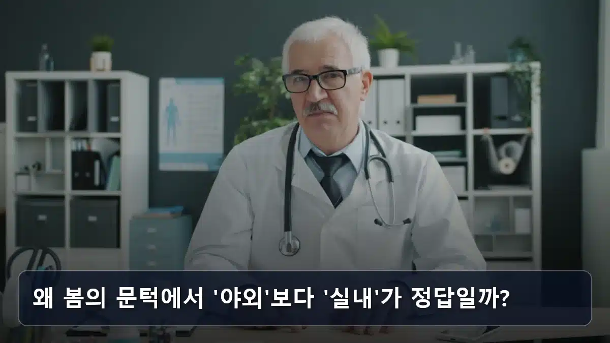 왜 봄의 문턱에서 '야외'보다 '실내'가 정답일까? 관련 이미지