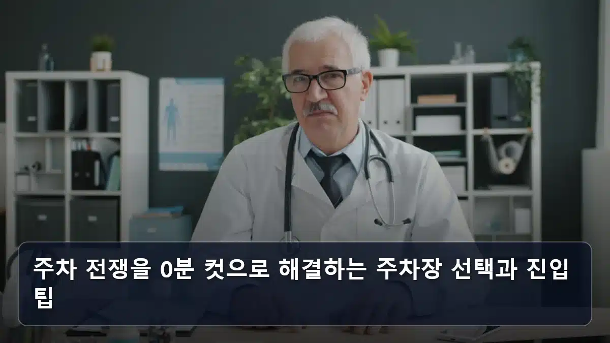 주차 전쟁을 0분 컷으로 해결하는 주차장 선택과 진입 팁 관련 이미지