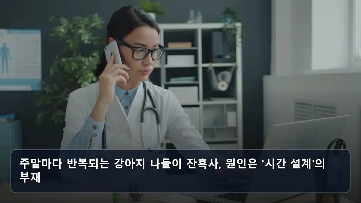 주말마다 반복되는 강아지 나들이 잔혹사, 원인은 '시간 설계'의 부재 관련 이미지