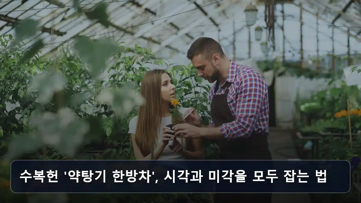 수복헌 '약탕기 한방차', 시각과 미각을 모두 잡는 법 관련 이미지