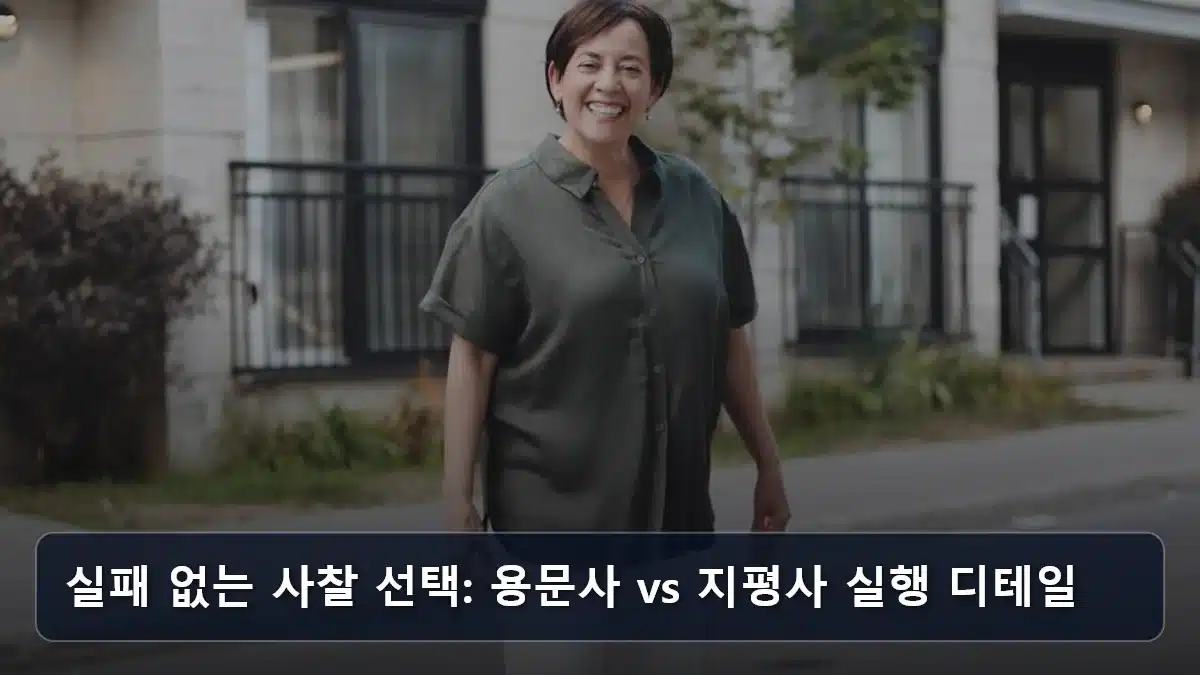 실패 없는 사찰 선택: 용문사 vs 지평사 실행 디테일 관련 이미지