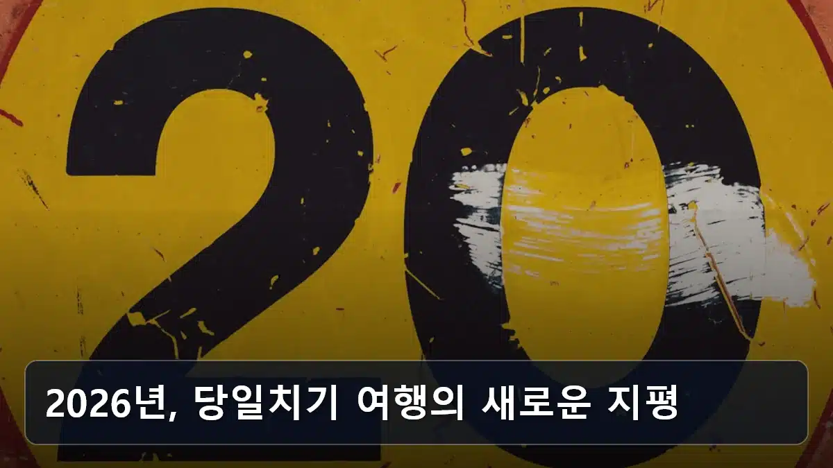 2026년, 당일치기 여행의 새로운 지평 관련 이미지