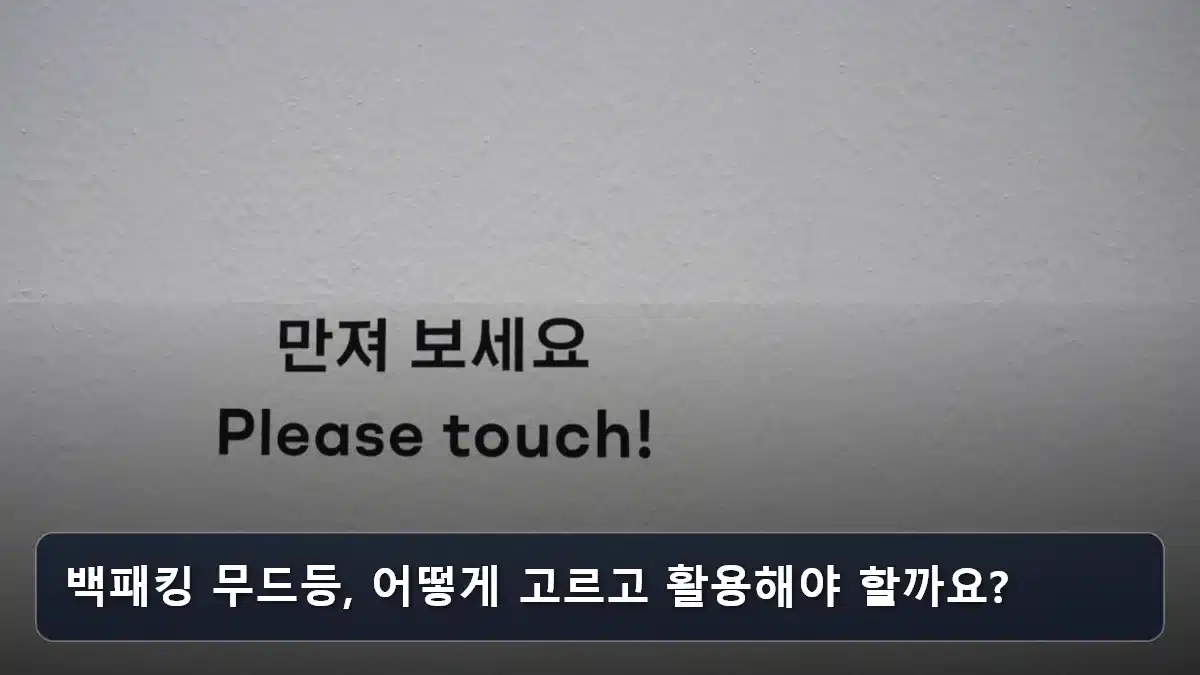 백패킹 무드등, 어떻게 고르고 활용해야 할까요? 관련 이미지