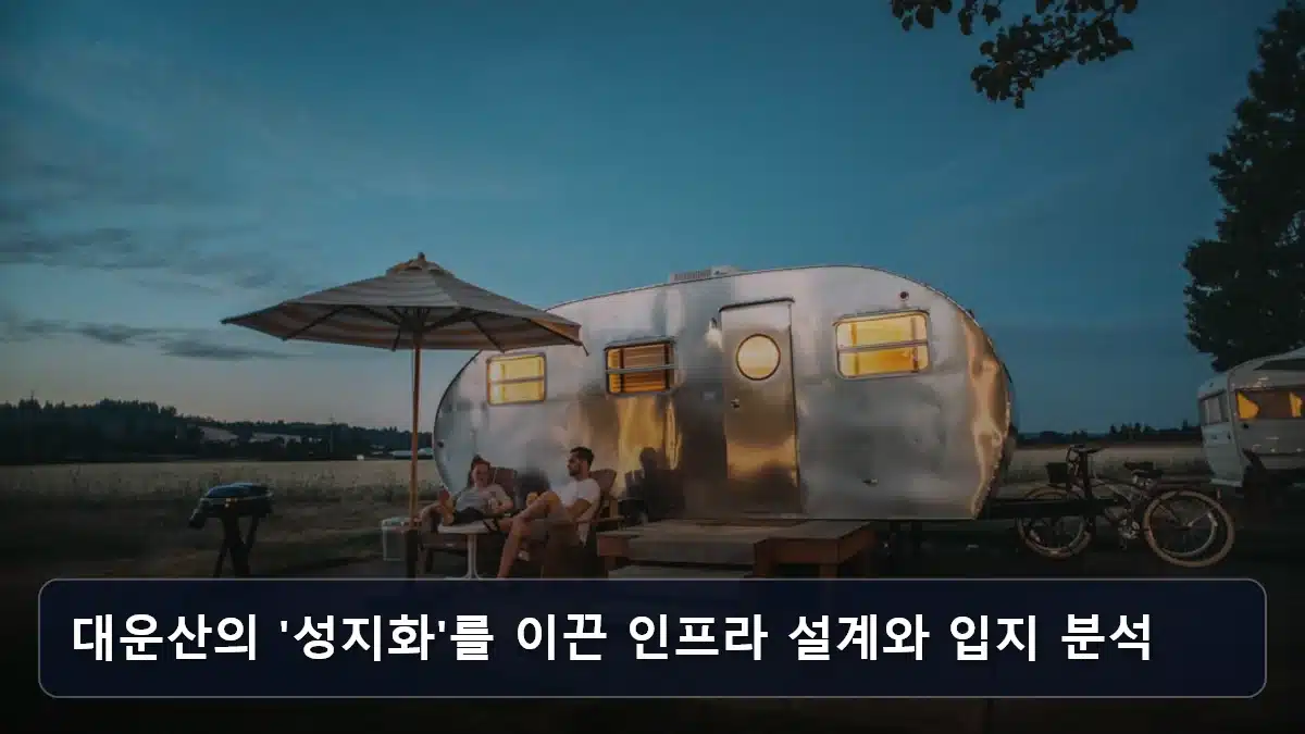 대운산의 '성지화'를 이끈 인프라 설계와 입지 분석 관련 이미지