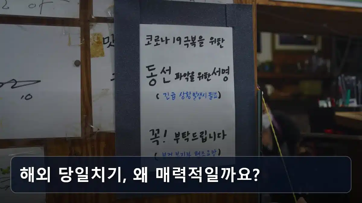 해외 당일치기, 왜 매력적일까요? 관련 이미지