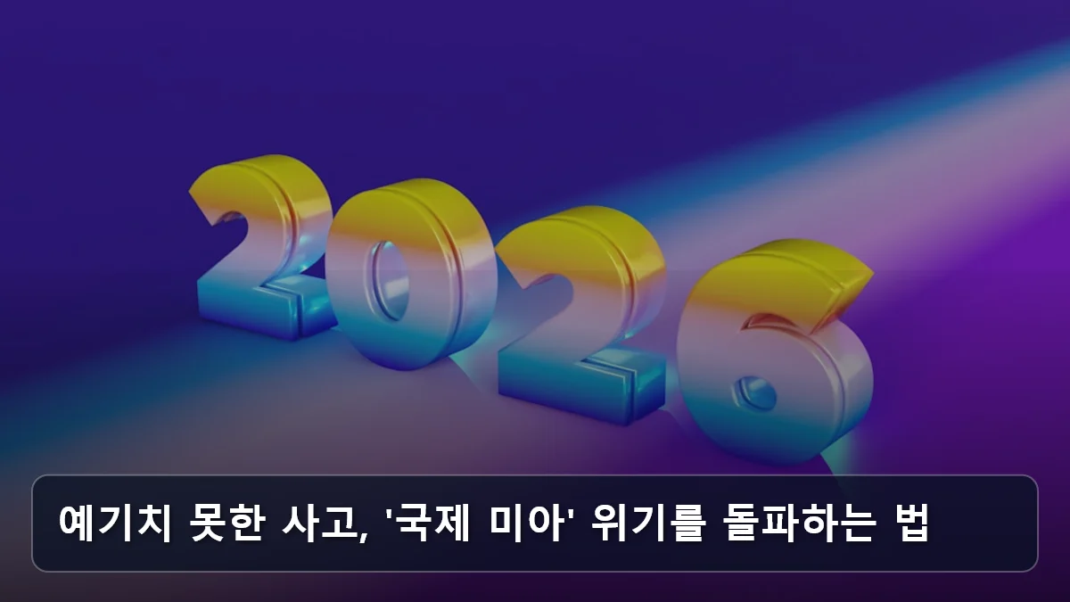 예기치 못한 사고, '국제 미아' 위기를 돌파하는 법 관련 이미지