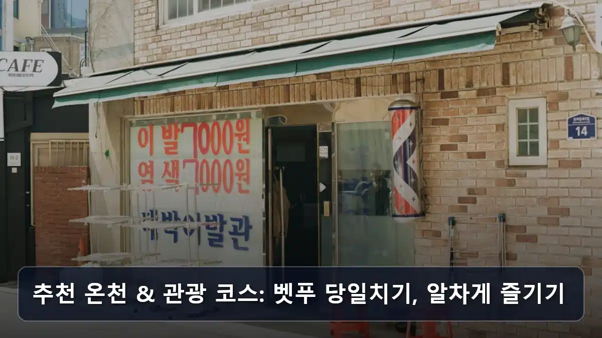 추천 온천 & 관광 코스: 벳푸 당일치기, 알차게 즐기기 관련 이미지