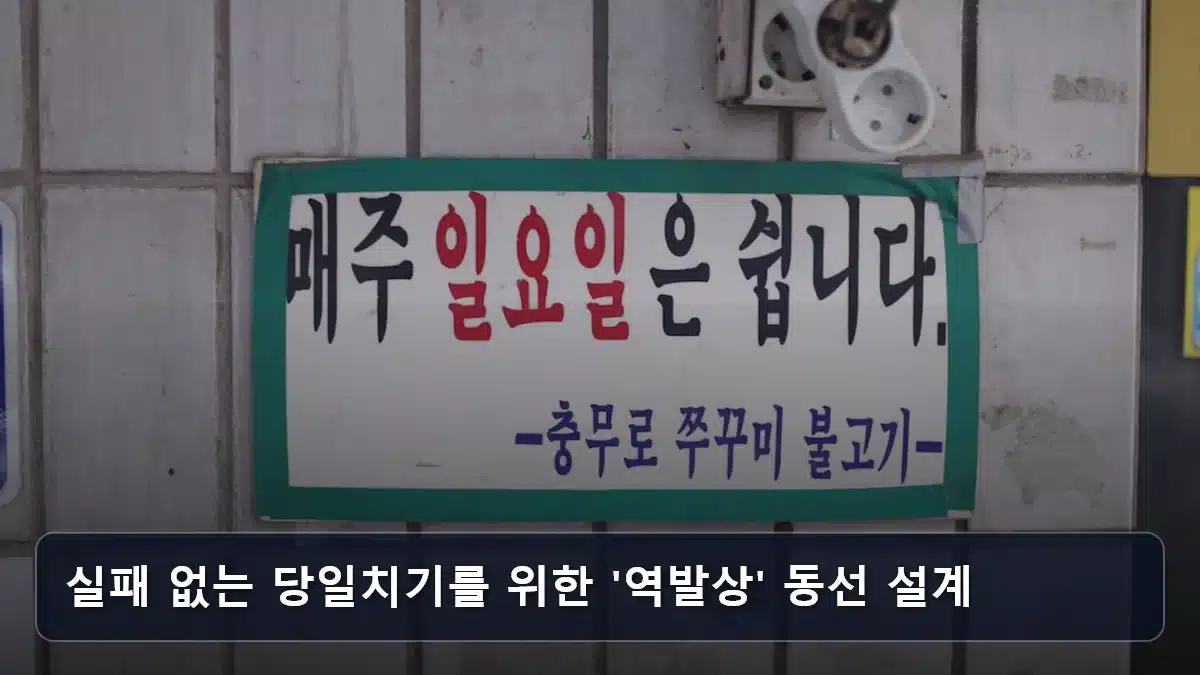 실패 없는 당일치기를 위한 '역발상' 동선 설계 관련 이미지