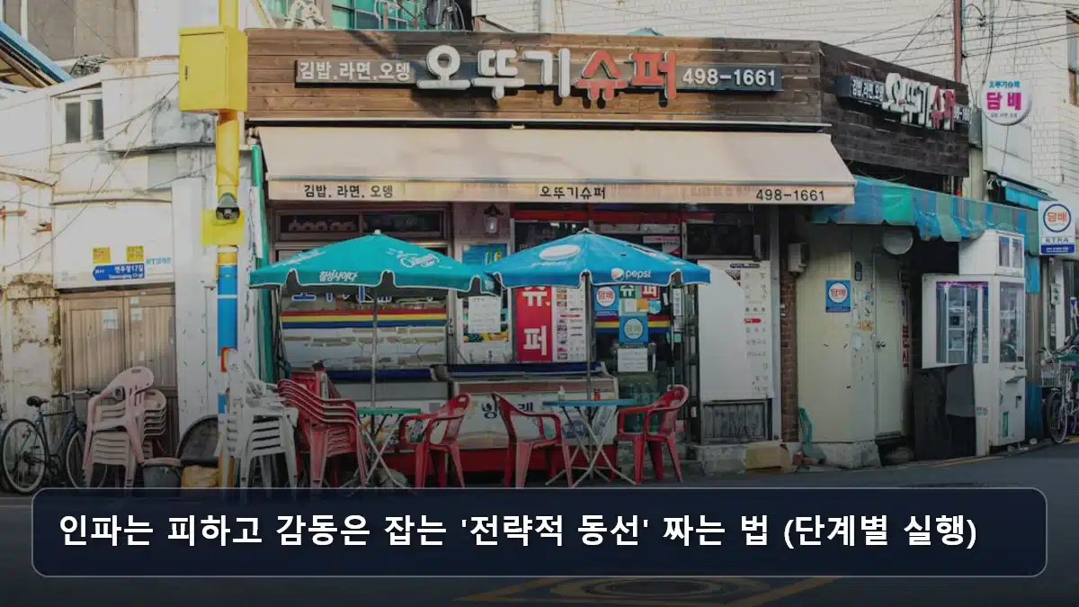 인파는 피하고 감동은 잡는 '전략적 동선' 짜는 법 (단계별 실행) 관련 이미지