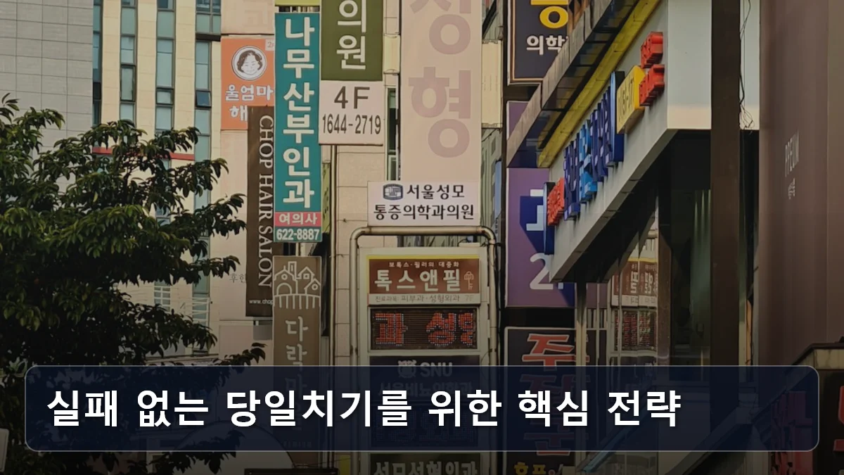 실패 없는 당일치기를 위한 핵심 전략 관련 이미지